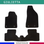 Tapis de voiture - sur mesure pour giulietta (d�s 2010) - 3 pi�ces - tapis de sol antid�rapant pour automobile ...