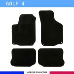 Tapis de voiture - sur mesure pour golf 4 (1998 - 2003) - 4 pices - tapis de sol antidrapant pour automobile ...