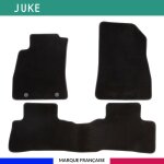 Tapis de voiture - sur mesure pour juke (2010 - 2019) - 3 pices - tapis de sol antidrapant pour automobile ...