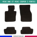 Tapis de voiture - sur mesure pour mini one et mini cooper f56 3 portes (dès 2013) - 3 pièces - tapis ... Tapis de voiture - sur mesure pour mini one et mini cooper f56 3 portes (dès 2013) - 3 pièces - tapis ...