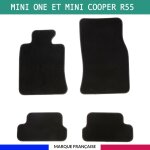 Tapis de voiture - sur mesure pour mini one et mini cooper r56 (2006 - 2013) - 3 pices - tapis de sol ...