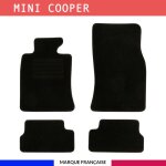 Tapis de voiture - sur mesure pour mini one et mini cooper r56 (2006 - 2013) - 3 pices - tapis de sol ...