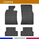 Tapis de voiture - sur mesure pour mini one et mini cooper r56 (2006 - 2013) - 4 pices - tapis de sol ...