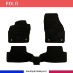 Tapis de voiture - sur mesure pour polo (d�s 2017) - 3 pi�ces - tapis de sol antid�rapant pour automobile ...