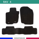 Tapis de voiture - sur mesure pour rav 4 (2006 - 2013) - 3 pi�ces - tapis de sol antid�rapant pour automobile ...