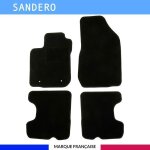 Tapis de voiture - sur mesure pour sandero (2013 - 2017) - 4 pièces - tapis de sol antidérapant pour ... Tapis de voiture - sur mesure pour sandero (2013 - 2017) - 4 pièces - tapis de sol antidérapant pour ...