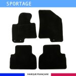 Tapis de voiture - sur mesure pour sportage (2010 - 2015) - 4 pices - tapis de sol antidrapant pour ...