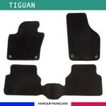 Tapis de voiture - sur mesure pour tiguan (2007 - 2016) - 3 pi�ces - tapis de sol antid�rapant pour automobile ...