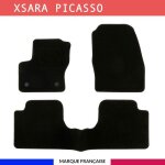 Tapis de voiture - sur mesure pour xsara picasso (1999 - 2010) - 3 pices - tapis de sol antidrapant ...