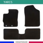 Tapis de voiture - sur mesure pour yaris (2011 - 2017) - 3 pi�ces - tapis de sol antid�rapant pour automobile ...