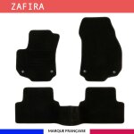 Tapis de sol voiture - sur mesure pour opel zafira (07 / 2005 - 12 / 2014) antid�rapant - 3 pi�ces : ...