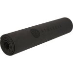 Tapis de yoga - athlecia - estell - 6 mm - l 173 x l 61 cm - noir