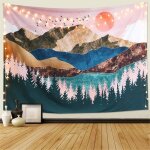 Tapisserie murales soleil et lune tenture murale mandala indien bohme hippie couverture dcoration murale ...