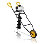 Tarire brouette thermique garland auger 1211tg - v20 - l: 98 cm - l: 52. 5 cm - noir
