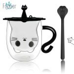 Tasse à café double paroi tasse double paroi mignonne cha 260ml avec chat tasse a cafe peut contenir ... Tasse à café double paroi tasse double paroi mignonne cha 260ml avec chat tasse a cafe peut contenir ...