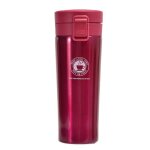 Tasse à café isotherme anti - fuite en acier inoxydable pour thé lait boisson 380 ml rose rouge Tasse à café isotherme anti - fuite en acier inoxydable pour thé lait boisson 380 ml rose rouge