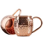 Tasses moscow mule 2 tasses en cuivre id�ales pour toute boisson frache tasses en cuivre verre � bi�re ...