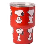 Tasses et mugs - tasse mug isotherme caf� expresso quycup peanuts snoopy 80ml (rouge)