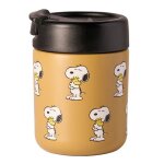 Tasses et mugs - tasse mug isotherme � emporter quycup peanuts snoopy 350ml (woodstock)