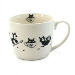 Tasse en porcelaine motfi chatons mia - 380 ml