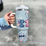 Tasse cars 40 oz pour la saint - valentin p�ques avec couvercle et paille pour caf� glac� th� chaud et ...