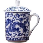Tasses � th� chinoises de 500 ml ensemble de 1 tasse � th� en porcelaine mug � caf� en c�ramique chinoise ...