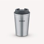 Tasse thermique - severin - ka 4850 - acier inox double paroi - anti - fuite - isolation 3h chaud / 5h ...