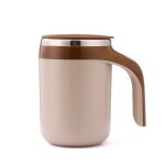 Tasse thermos auto - mlangeante lectrique 380ml - inox 304 - rechargeable - marron - gobelet isotherme ...
