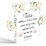 Tata cadeau pour tata cadeau tante cadeau tante noel cadeau tata anniversaire super tata cadeau acrylique ...