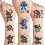 Tatouage �ph�m�re lilo stitch �tanche fille gar�on kit d�coration f�te cadeau anniversaire f�tes d�guisements ...