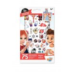 Tatouages temporaires - buki france - 75 tattoos kawa - lavables - pour enfants - mixte