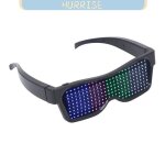 Tbest lunettes lumineuses led led lunettes lumineuses 200 led s color� personnalisable app contr�le led ...