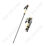 Btons de randonne - tech discount - ultra - lgers - tlescopiques - pliables - 270g