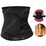 Td ceinture de sudation 76 cm pour homme et femme ceinture de minceur ajustable r�glable pour estomac ...