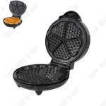Gaufrier - td® - triangle et coeur - 1200w - contrôle de température - antiadhésif Gaufrier - td® - triangle et coeur - 1200w - contrôle de température - antiadhésif