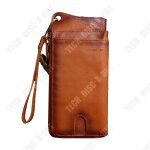 Portefeuille - tech discount - cuir de vachette - multi - positions - grand volume - homme