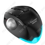 Souris trackball - td - ergonomique - angle rglable - clairage rvb - bluetooth sans fil