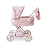 Teamson kids poussette classique poupe beige avec accessoires nacelle et panier