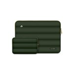Tech - protect puffy ? housse pour ordinateur 15 - 16 pouces vert kaki antichoc