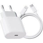Techta chargeur iphone 20w chargeur rapide iphone et 1m c�ble pour iphone 14 / 14 plus / 14 pro / 14 ...