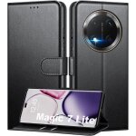 Techta coque pour honor magic 7 lite [�tui de protection housse premium en cuir pu pochette de portefeuille ...