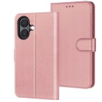 Techta coque pour iphone 17 housse en cuir pu avec fentes cartes support int�gr� et protection antichoc ...