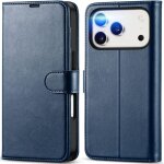Techta coque pour iphone 17 pro porte - carte etui portefeuille anti - choc housse clapet folio fermeture ...