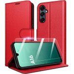 Techta coque pour samsung galaxy a26 5g[ verre tremp� * 1 ] [ pochette de portefeuille ] etui � rabat ...