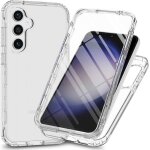 Techta coque pour samsung galaxy a36 / a56 housse antichoc transparente int�grale double face cover avec ...