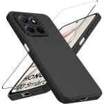 Techta coque avec verre tremp compatible avec honor 400 smart 5g etuinoir souple housse avec film ecran ...