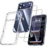 Techta pour iphone 17 pro max coque - 3 en 1 kit case protection pour iphone 17 pro max1 cover & 2 verre ... Techta pour iphone 17 pro max coque - 3 en 1 kit case protection pour iphone 17 pro max1 cover & 2 verre ...