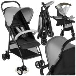 Tectake poussette pliable emma avec harnais  5 points frein et arceau de scurit