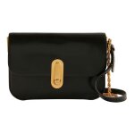 Ted baker sac � �paule bandouli�re noir en cuir pour femme - kkaysa polished leather crossbody bag s ...