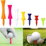 Tees de golf en plastique 70 pi�ces durables en plusieurs couleurs (25 mm 32 mm 39 mm 45 mm 51 mm 59 ...
